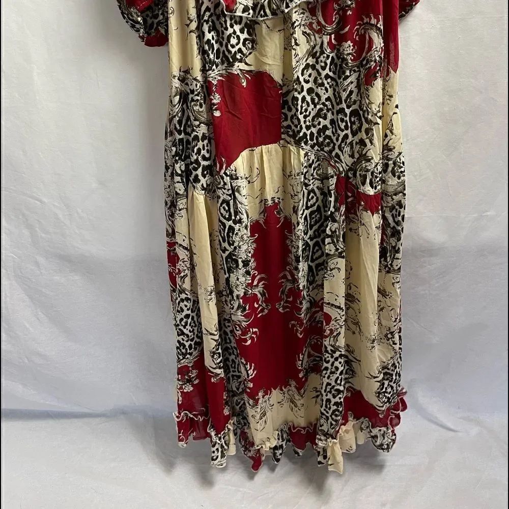 Red Leopard Maxi Dress - Picture 12 of 14